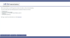 Desktop Screenshot of mbsol.de